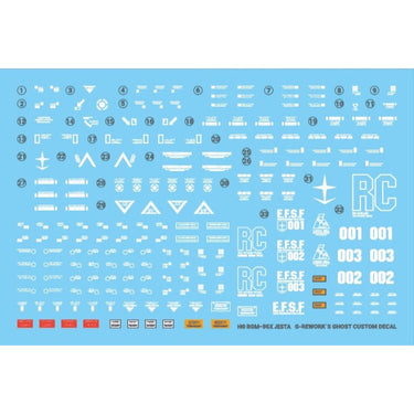 G-Rework CD-H130 Premium Decal for HG RGm-96X Jesta